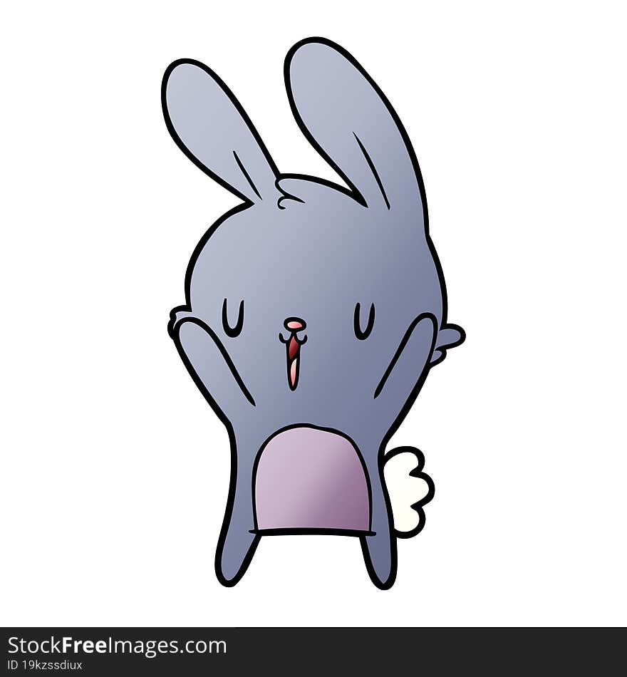 cute cartoon rabbit. cute cartoon rabbit