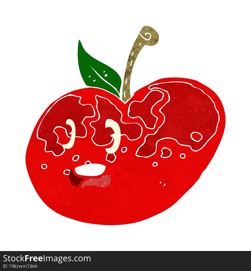 cartoon apple