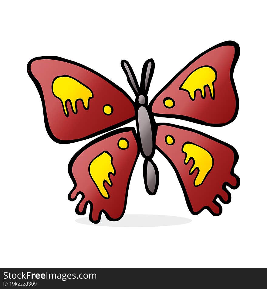 cartoon butterfly