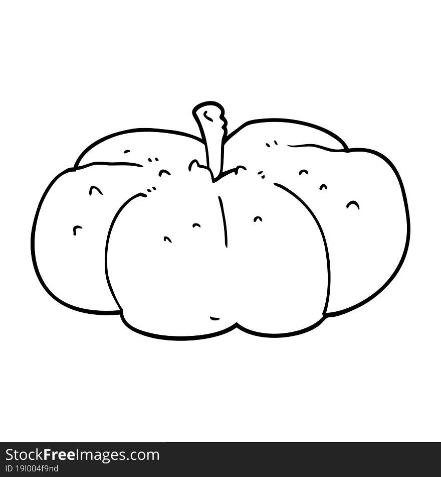 cartoon pumpkin