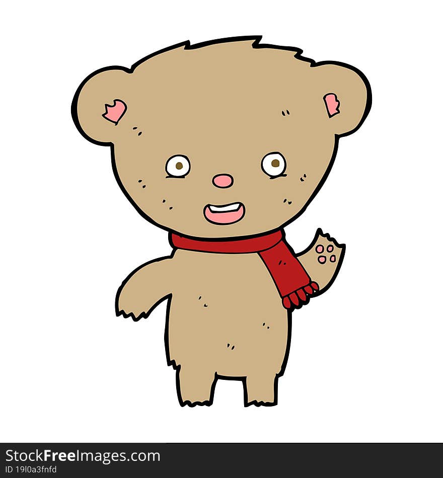 cartoon teddy bear