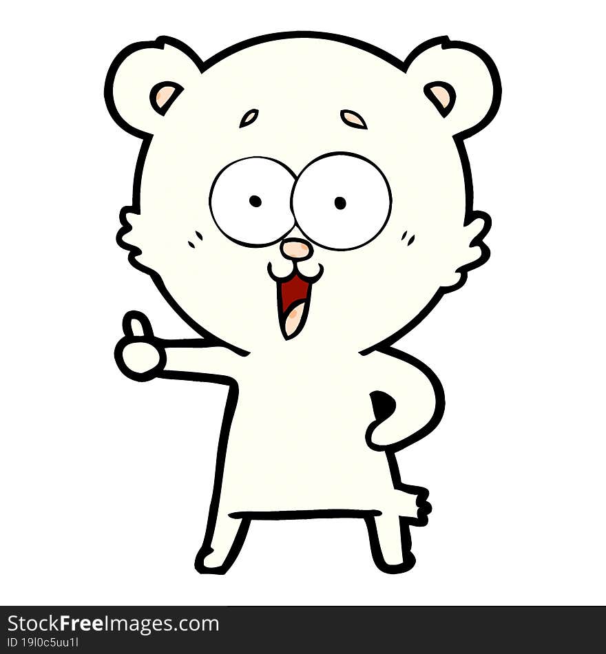 laughing teddy  bear cartoon. laughing teddy  bear cartoon