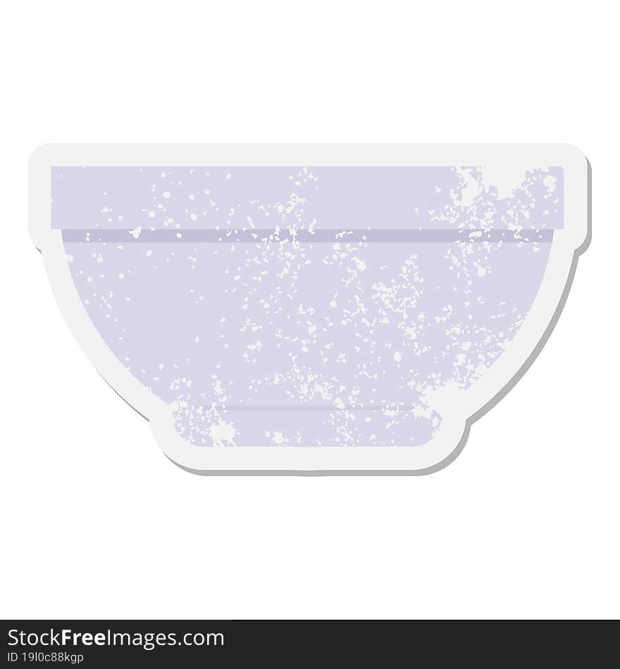 bowl grunge sticker