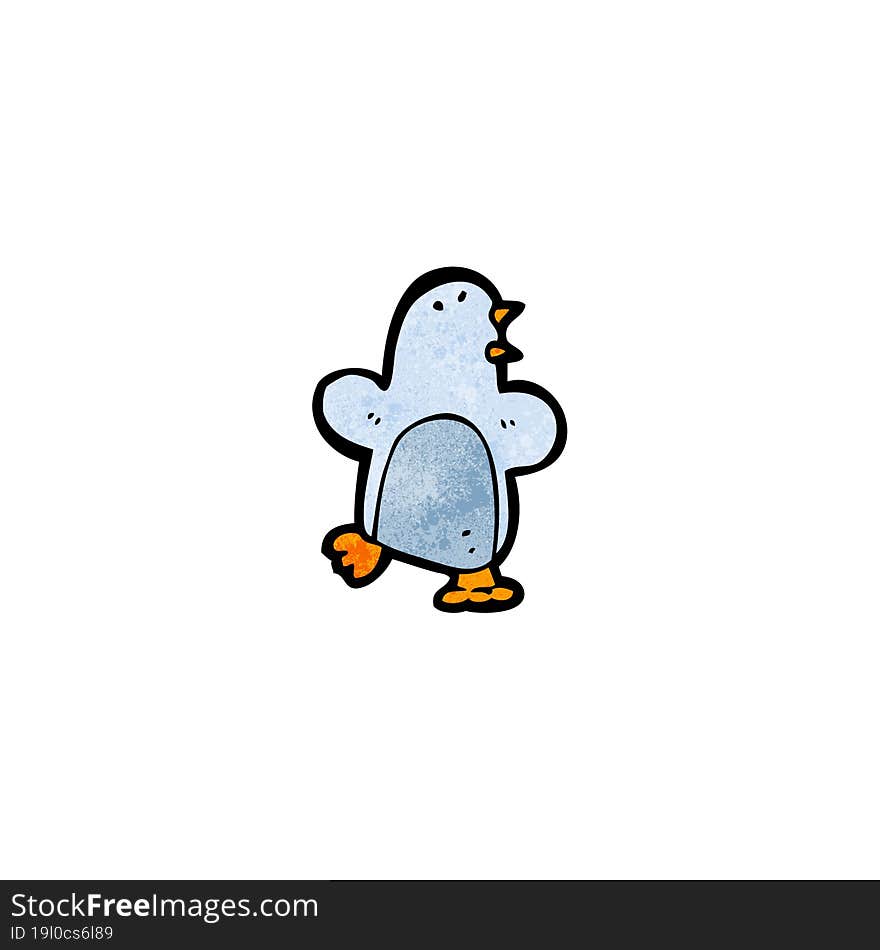 cartoon penguin