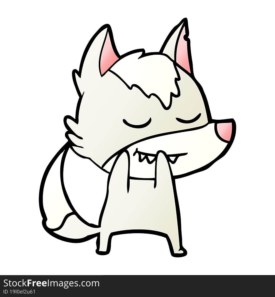 laughing cartoon wolf. laughing cartoon wolf