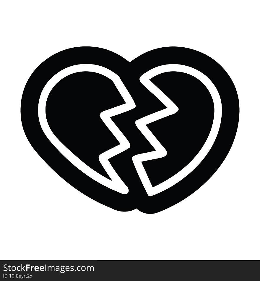 Broken Heart Icon