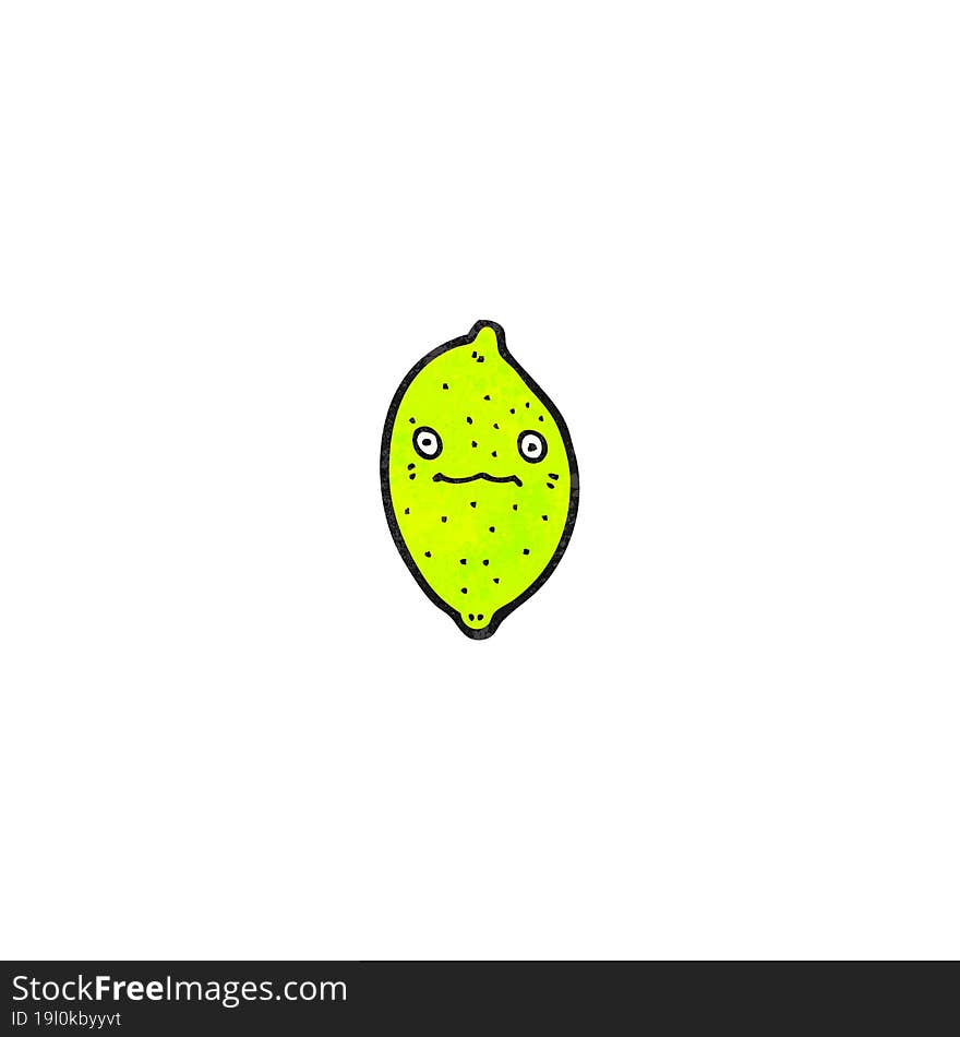 cartoon lime