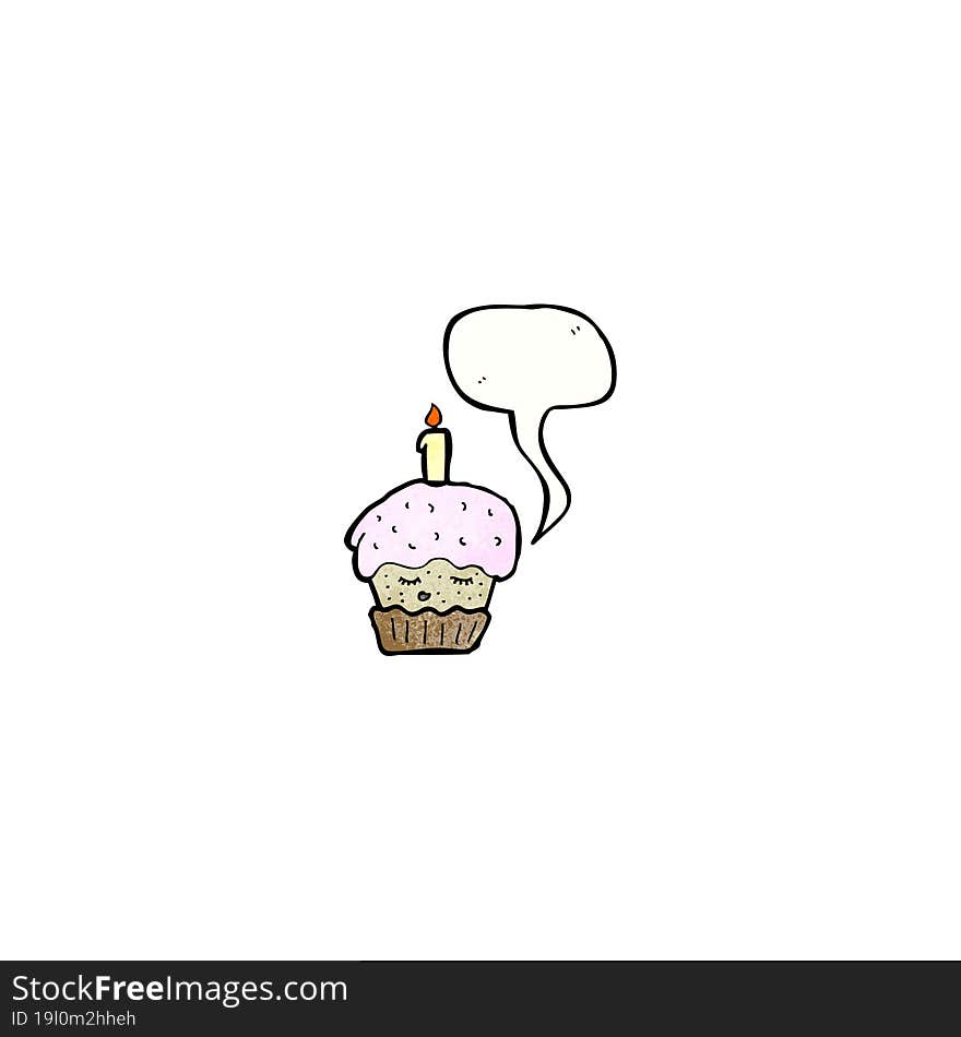 cartoon cupcake