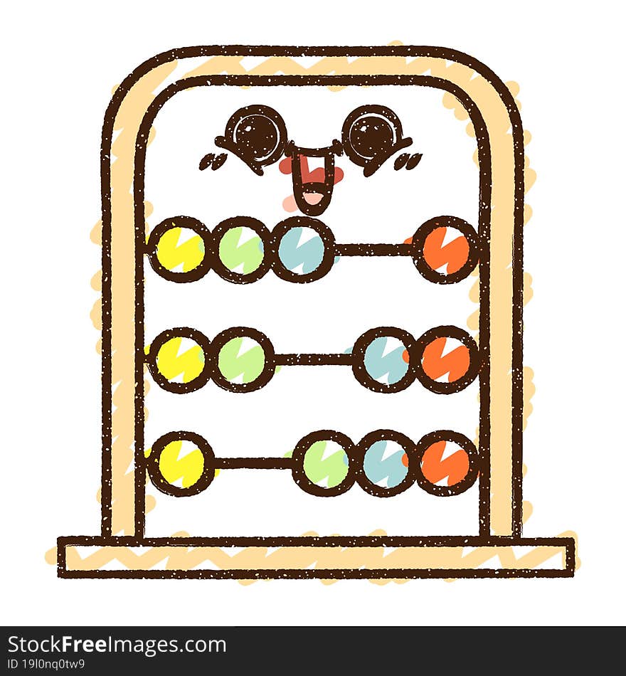 Abacus Chalk Drawing