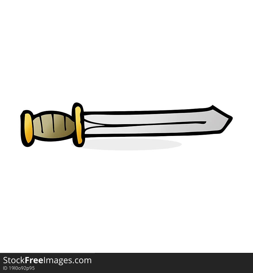 cartoon sword