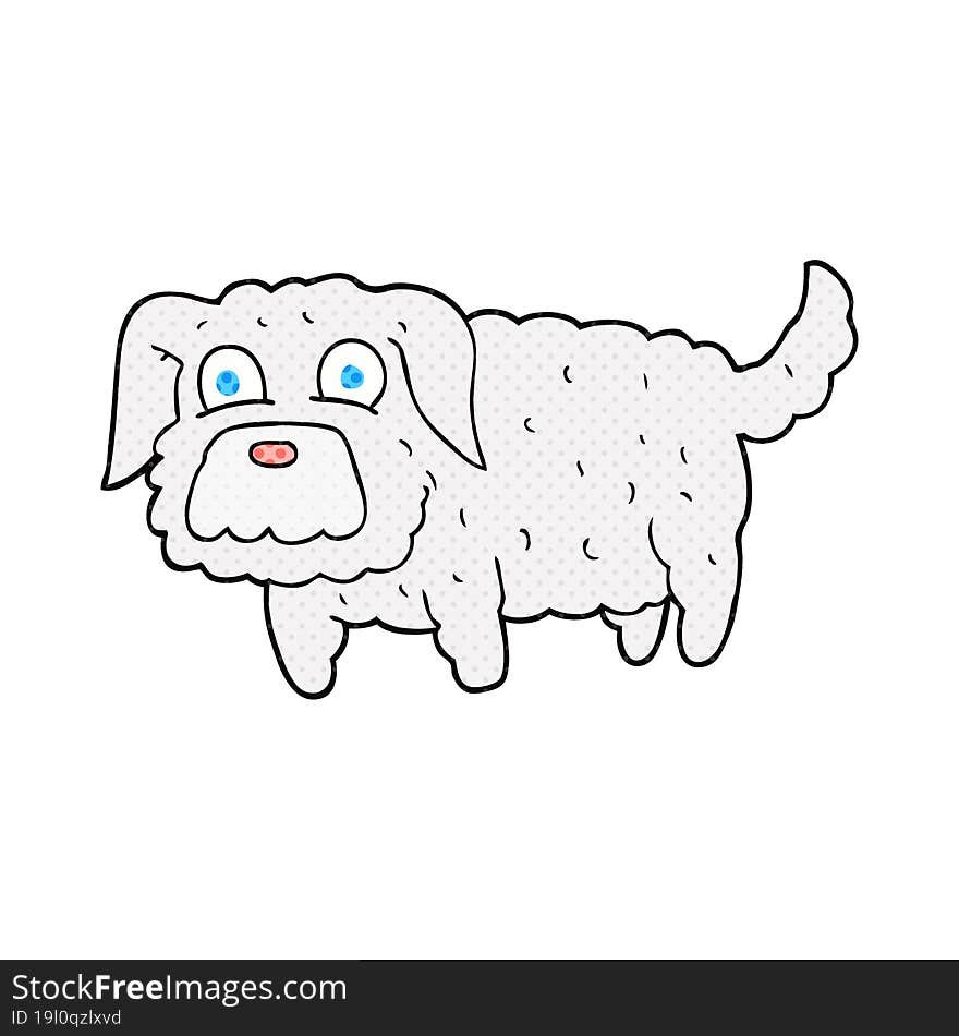 cartoon small dog