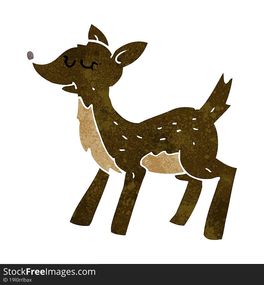 cute cartoon deer