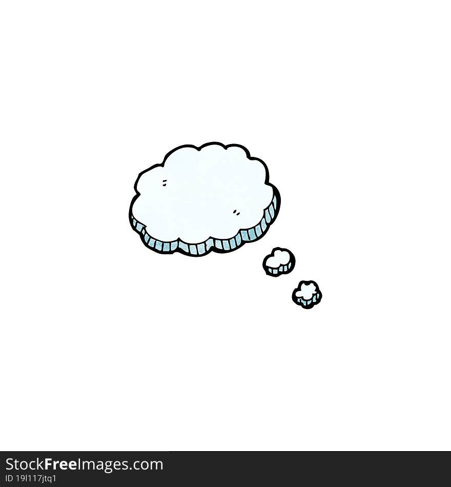 cartoon thought cloud