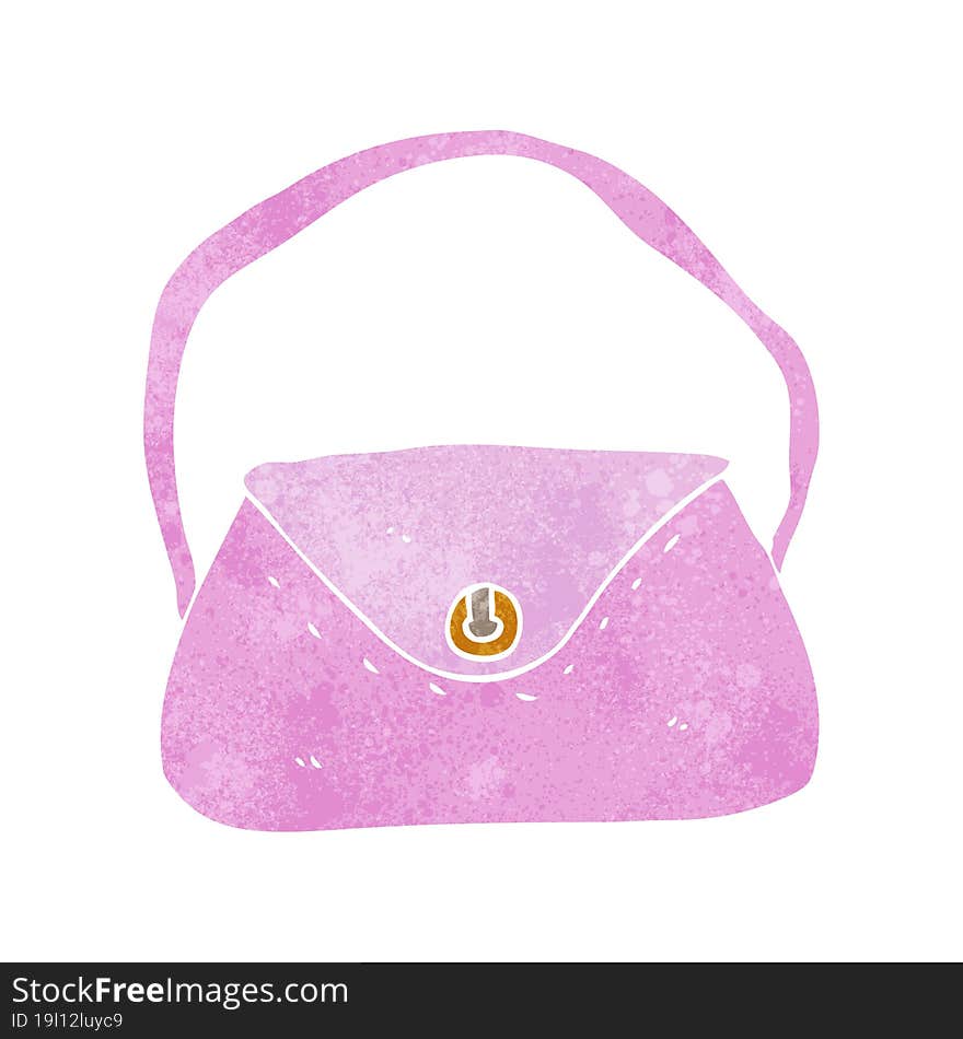 retro cartoon purse