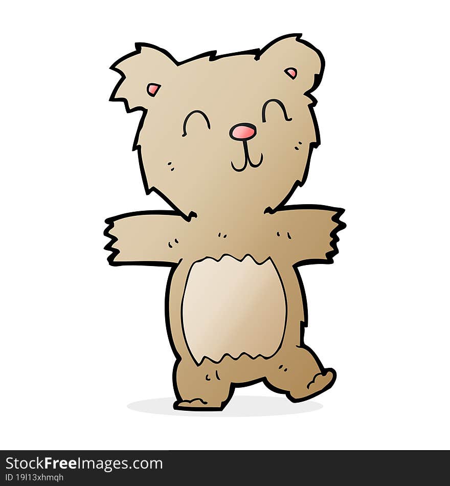 cartoon cute teddy bear