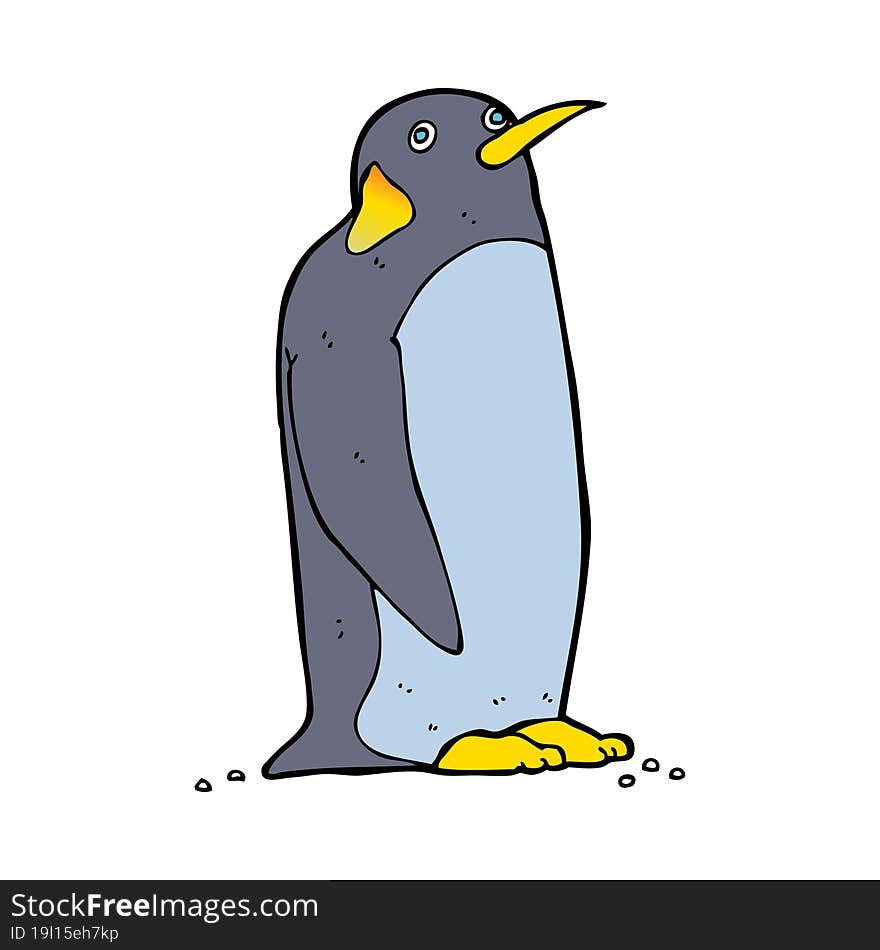 cartoon penguin