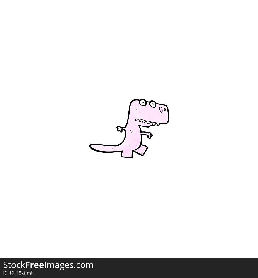 cartoon pink dinosaur