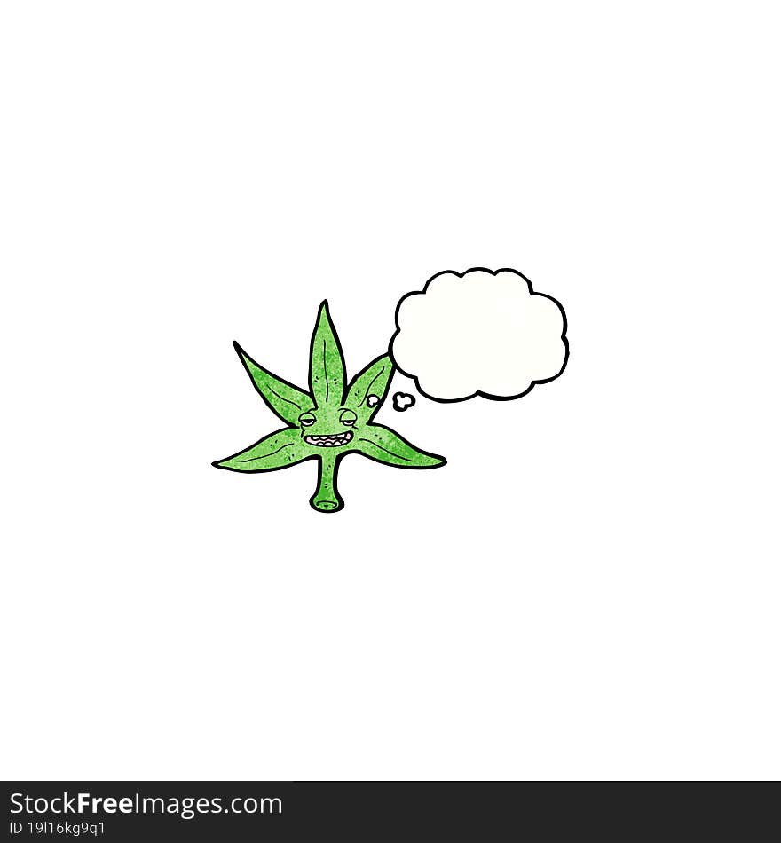 marijuana leaf cartoon