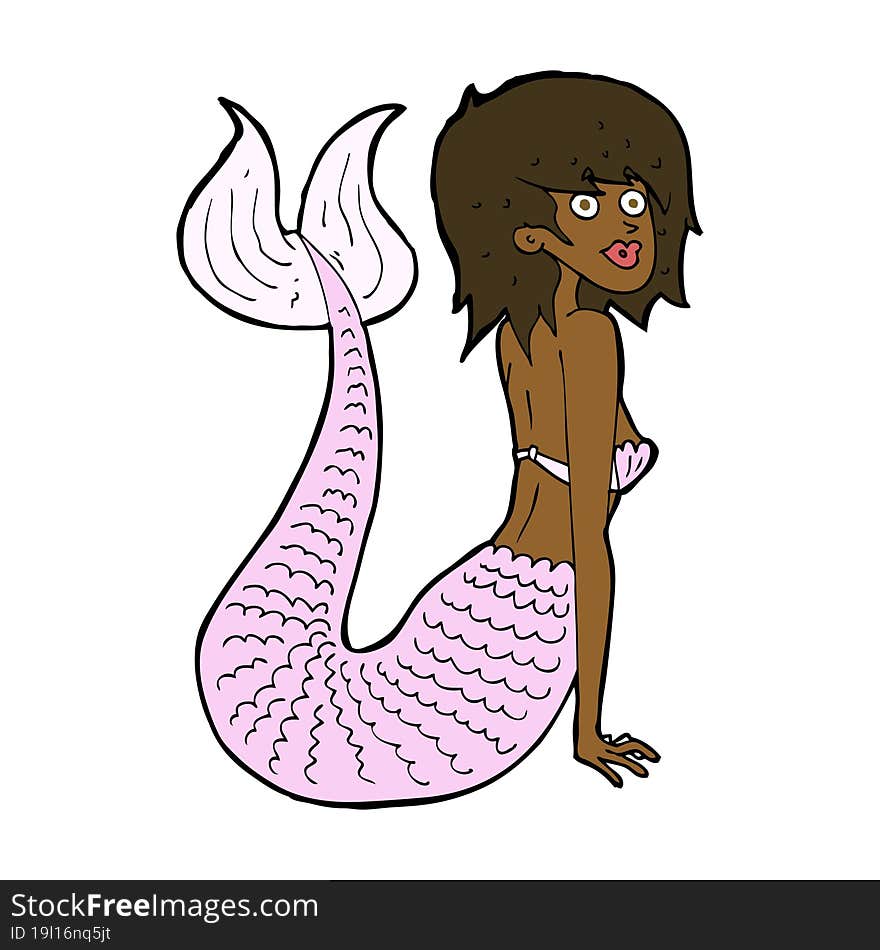 Cartoon Mermaid