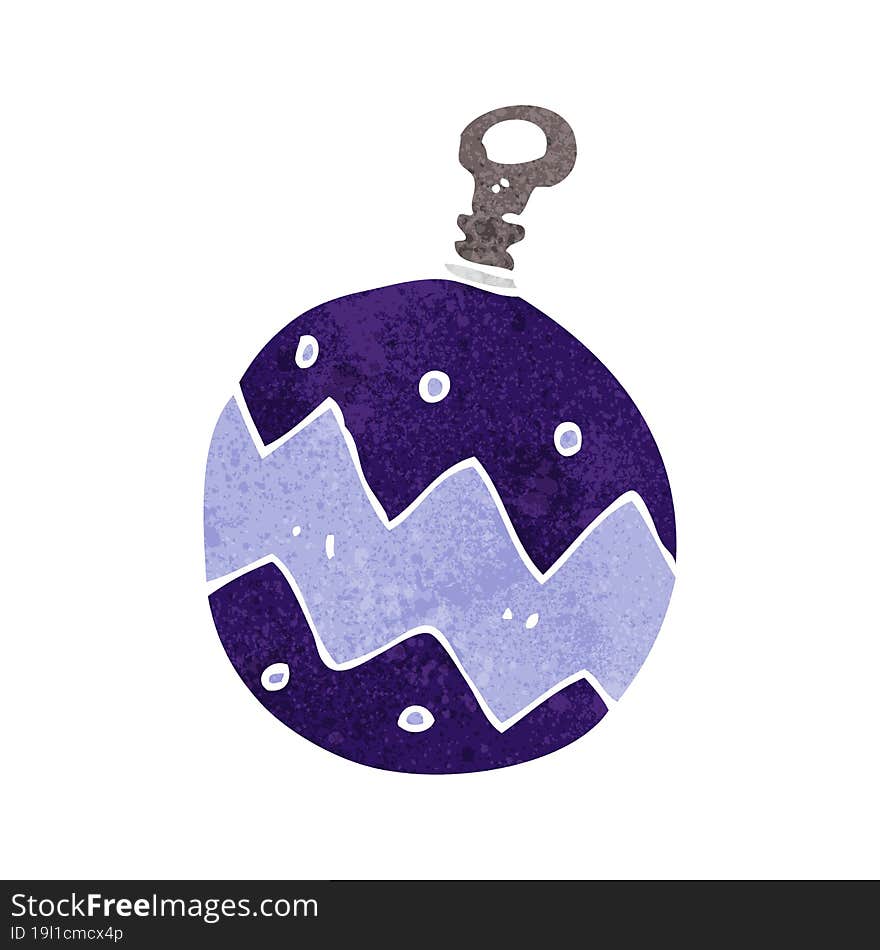 Cartoon Christmas Bauble