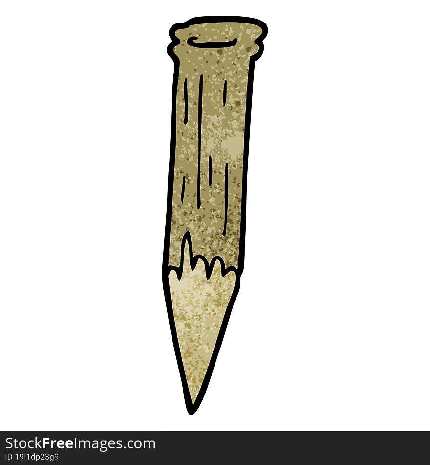 Cartoon Doodle Wooden Stake