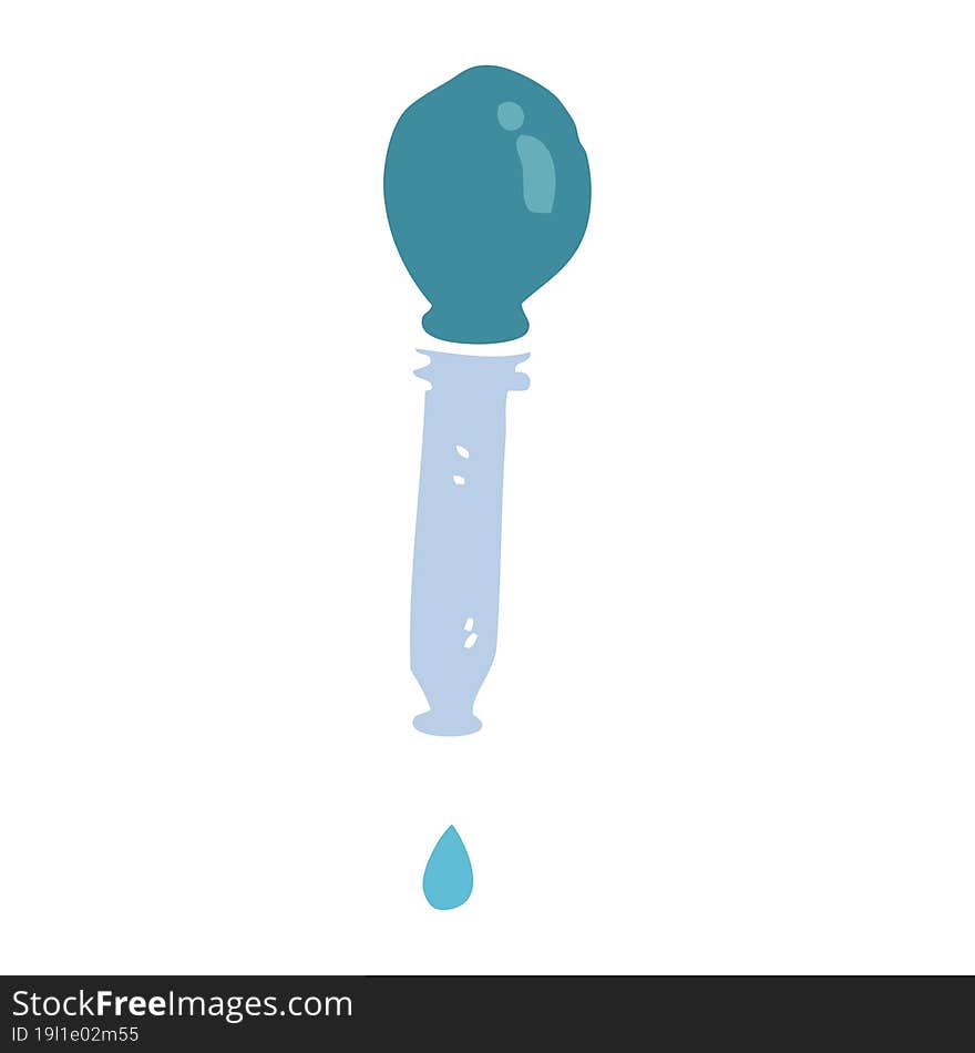 Cartoon Doodle Dripping Pipette