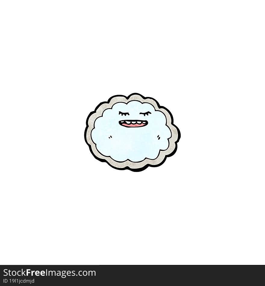 cloud with silver lining cartoon