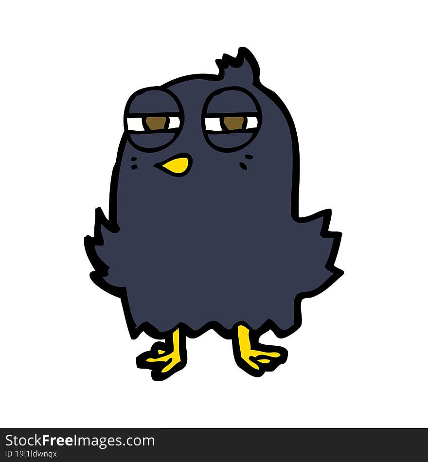 Funny Cartoon Bird