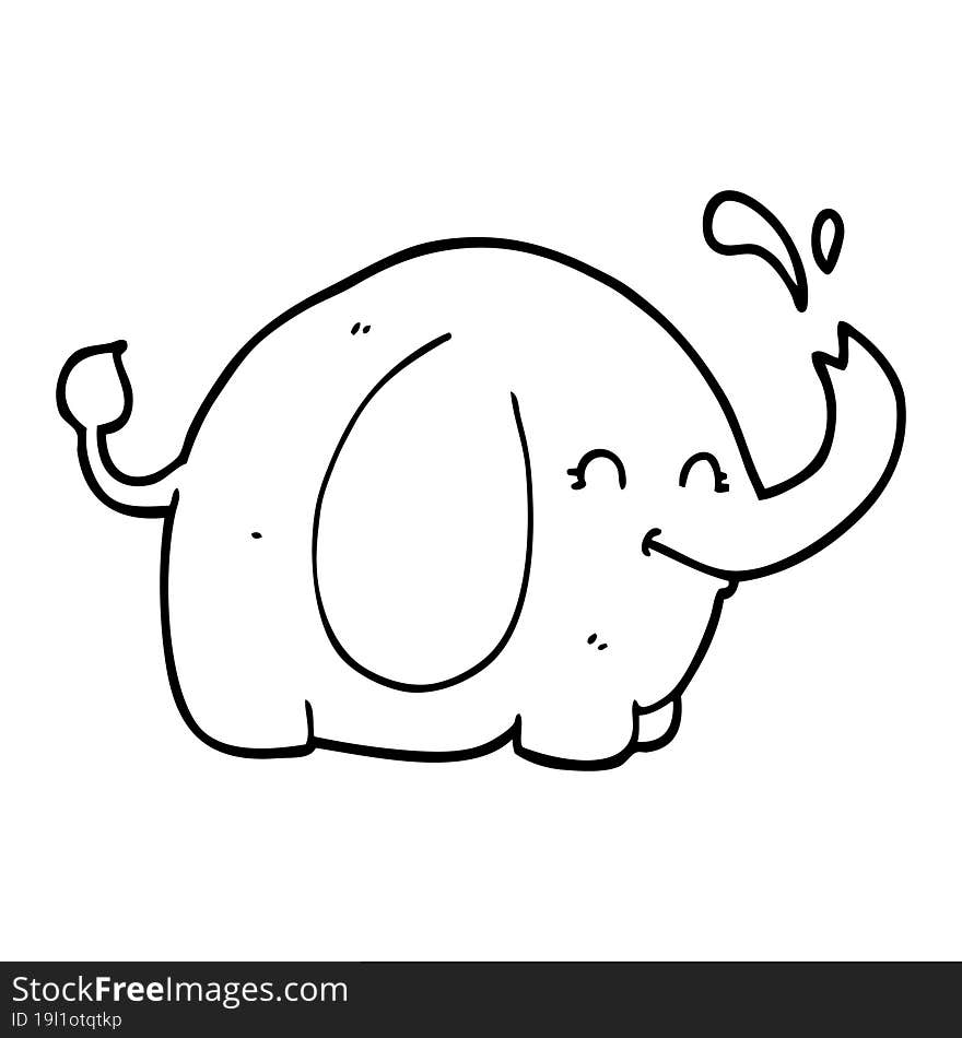 cartoon elephant