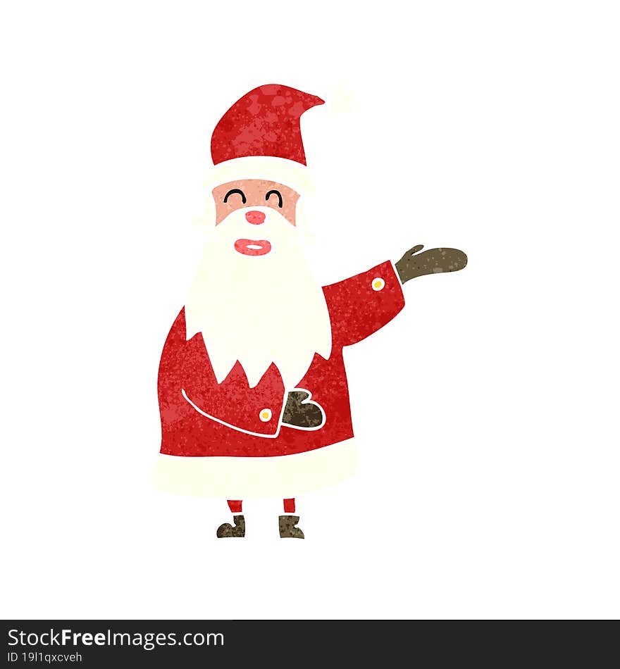 cartoon santa