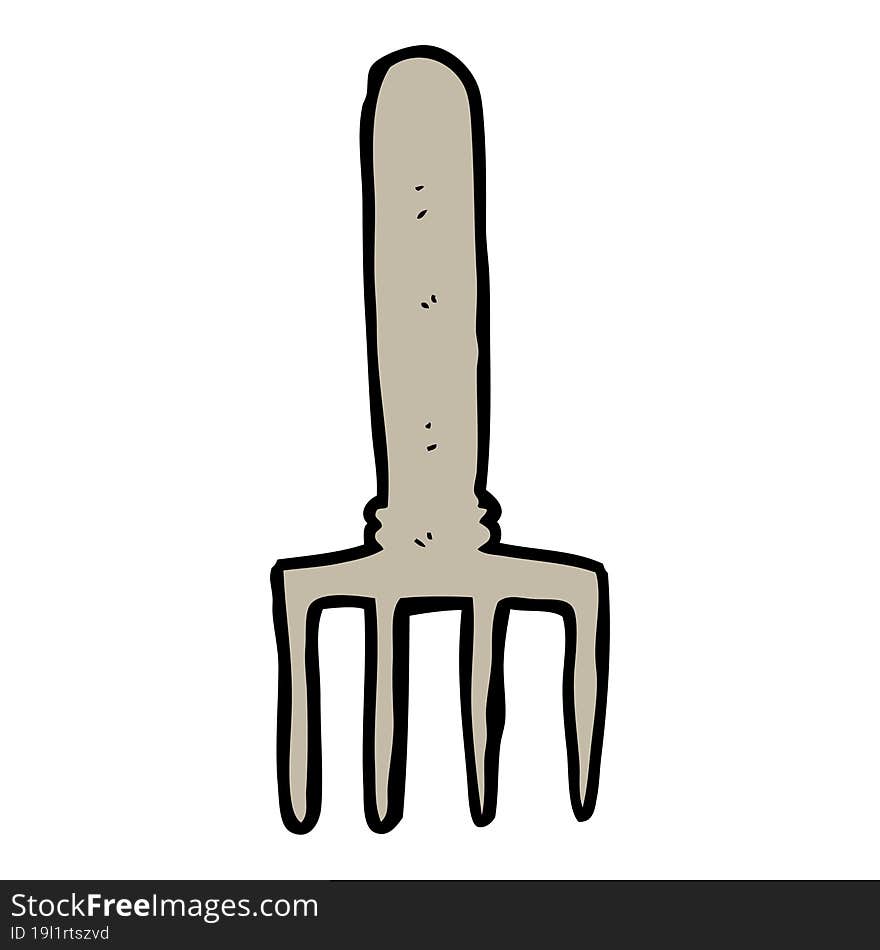 Cartoon Fork