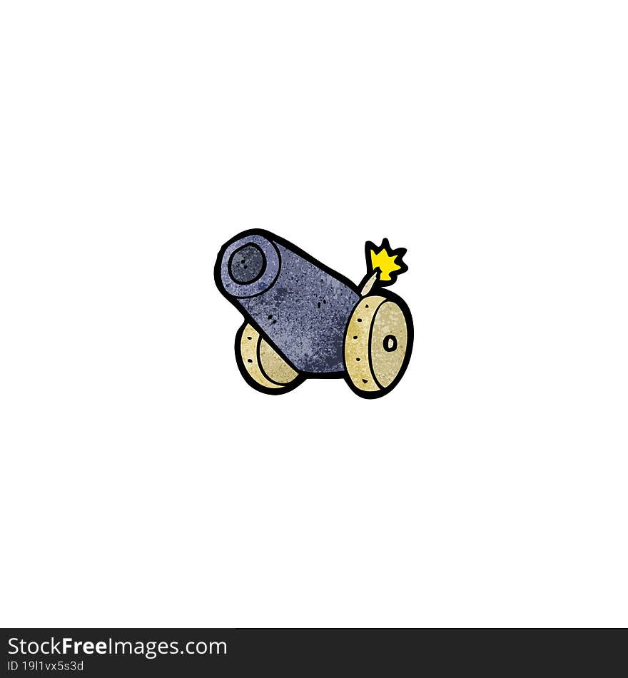 cartoon cannon