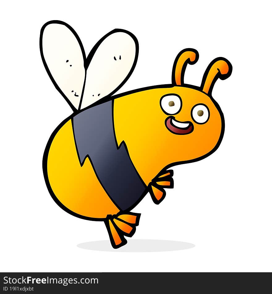 funny cartoon bee