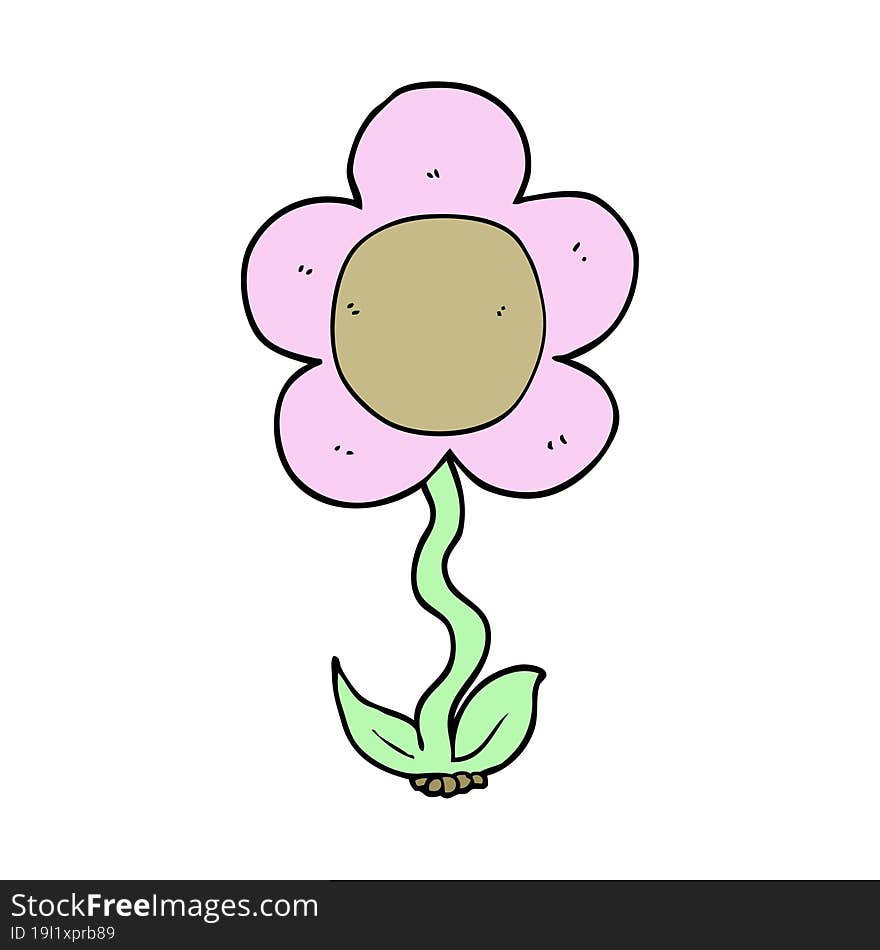 cartoon flower