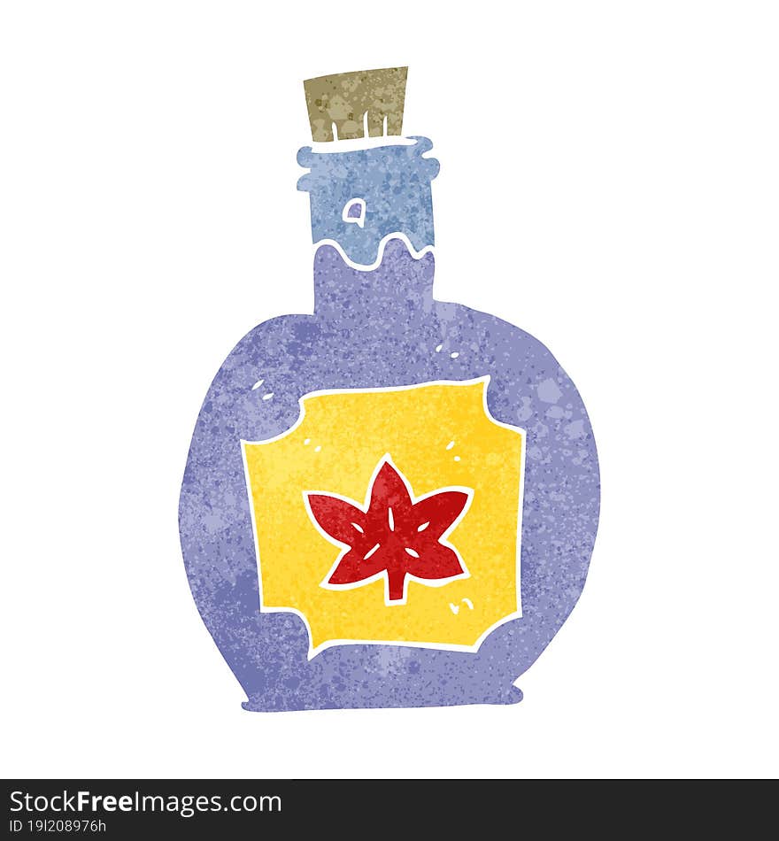 Retro Cartoon Maple Syrup