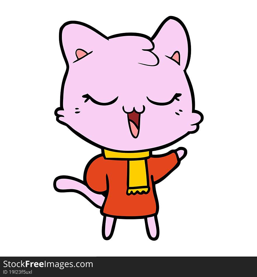 cartoon cat. cartoon cat