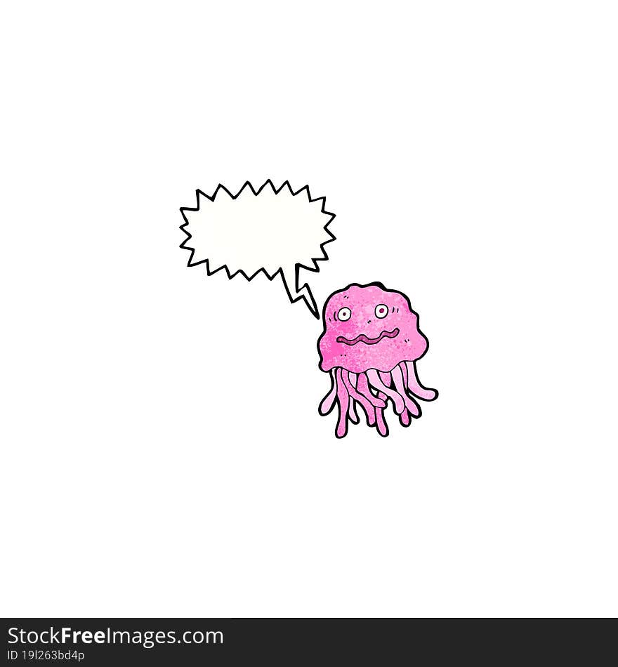 cartoon jellyfish