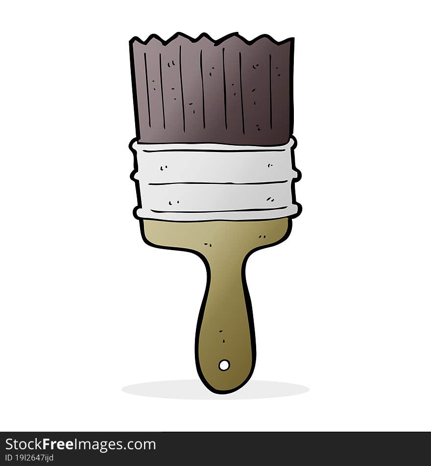 Cartoon Paint Brush