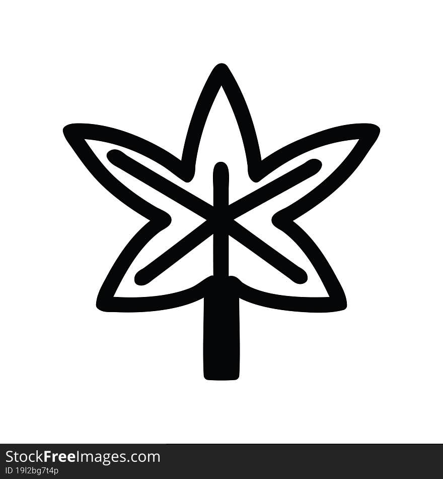 marijuana leaf icon