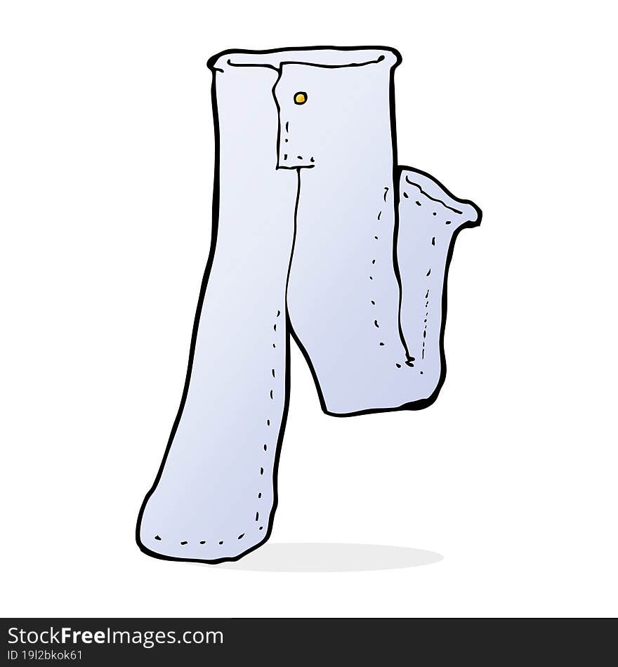 Cartoon Pair Of Jeans