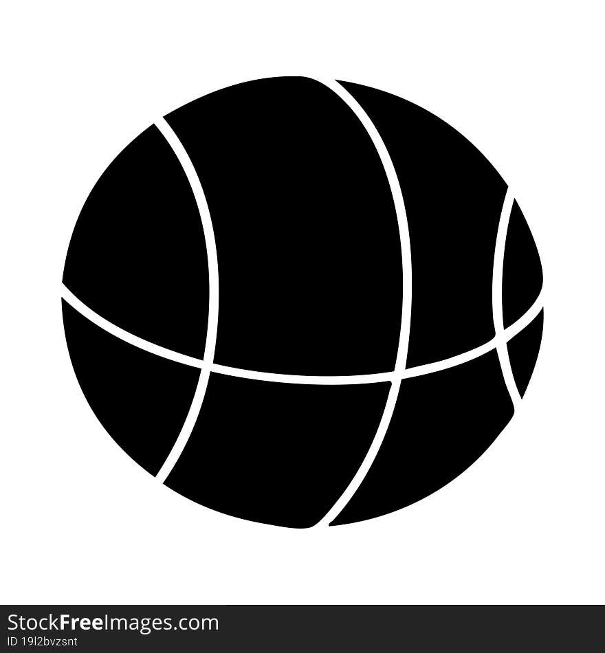 flat symbol basket ball