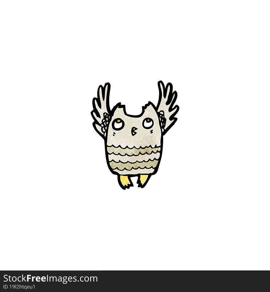 cartoon little owl