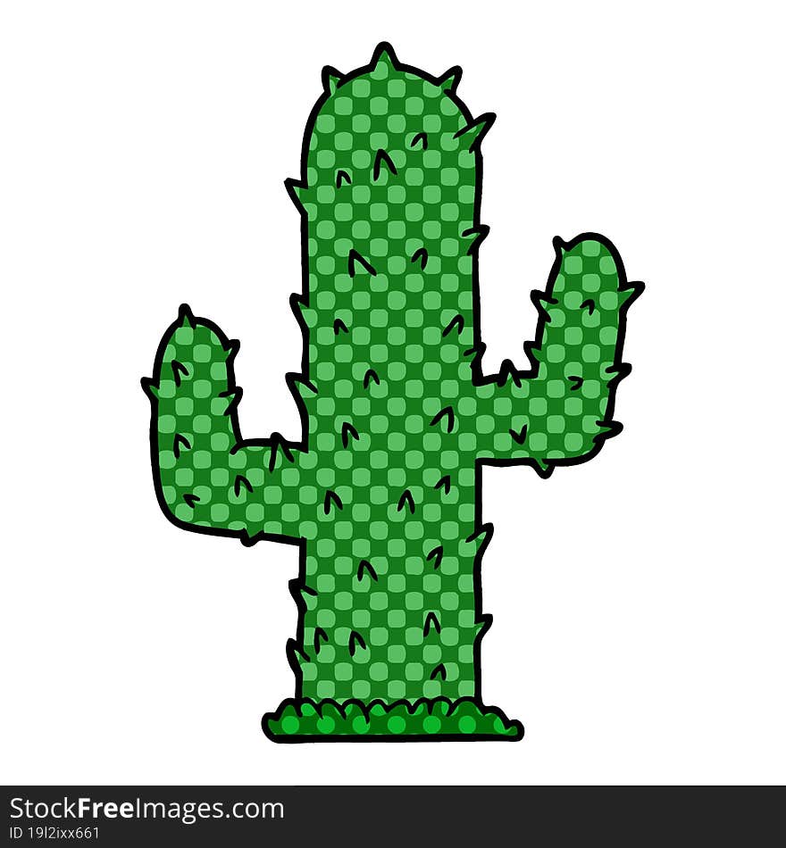 cartoon cactus. cartoon cactus