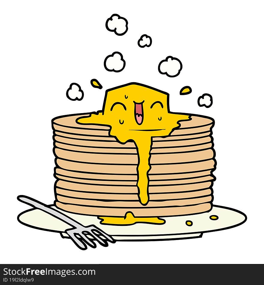 stack of tasty pancakes. stack of tasty pancakes