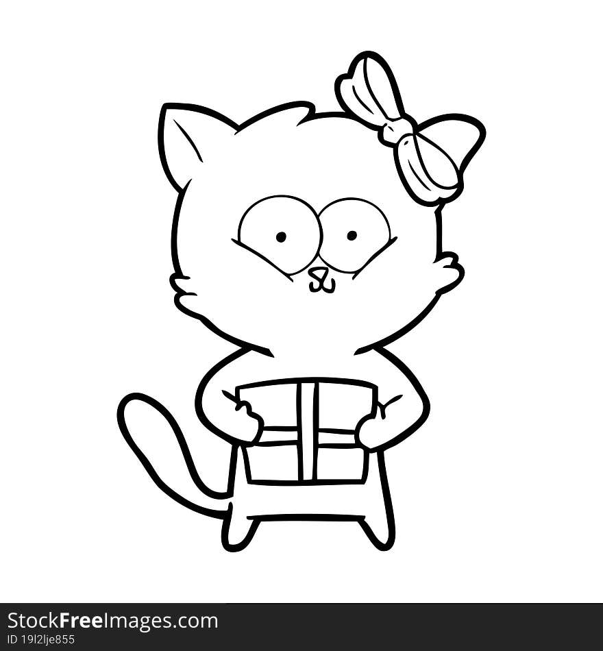 cartoon cat. cartoon cat