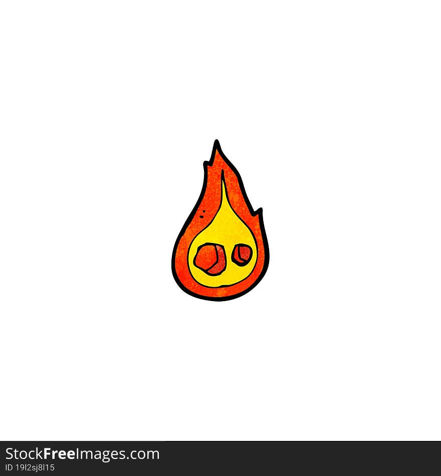 cartoon flames