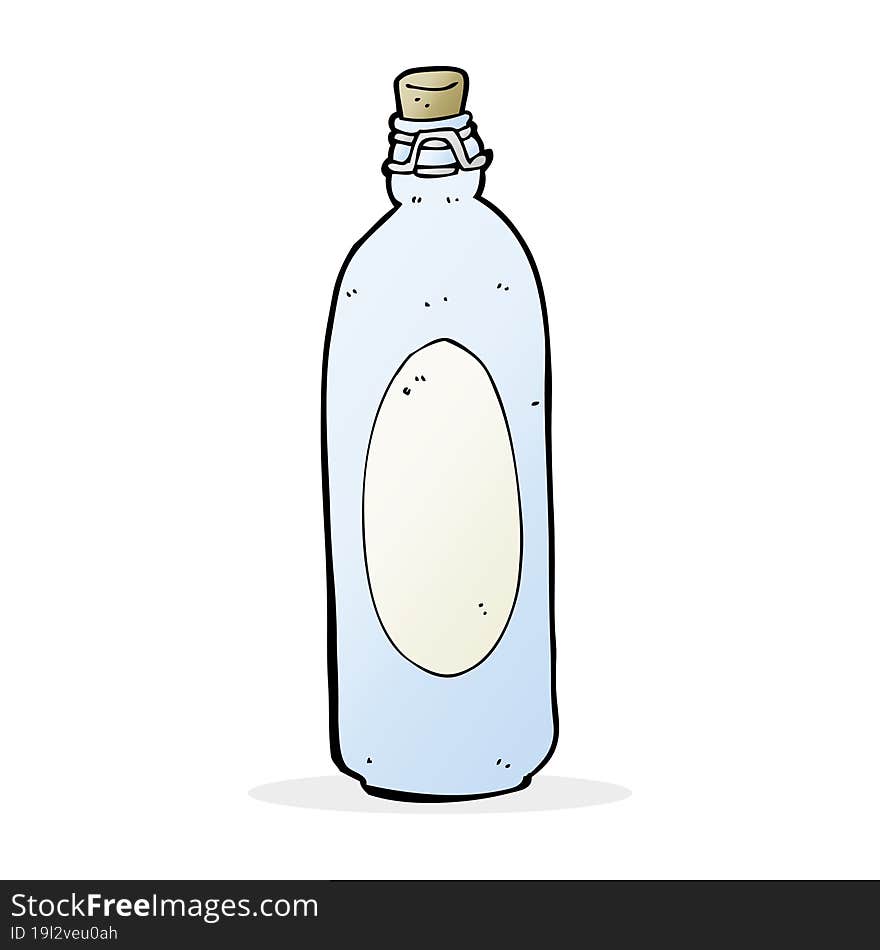 cartoon traditional bottle