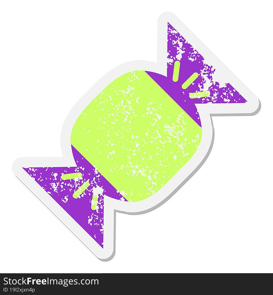 halloween candy grunge sticker