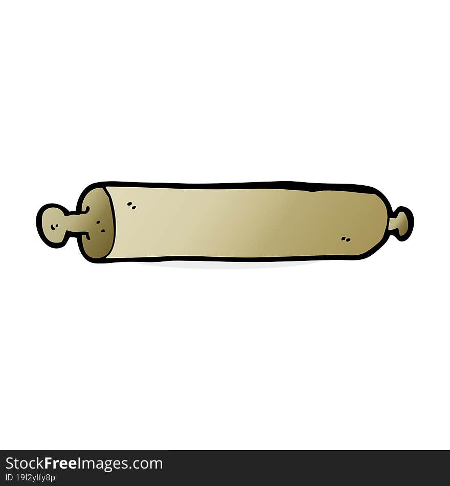 cartoon rolling pin