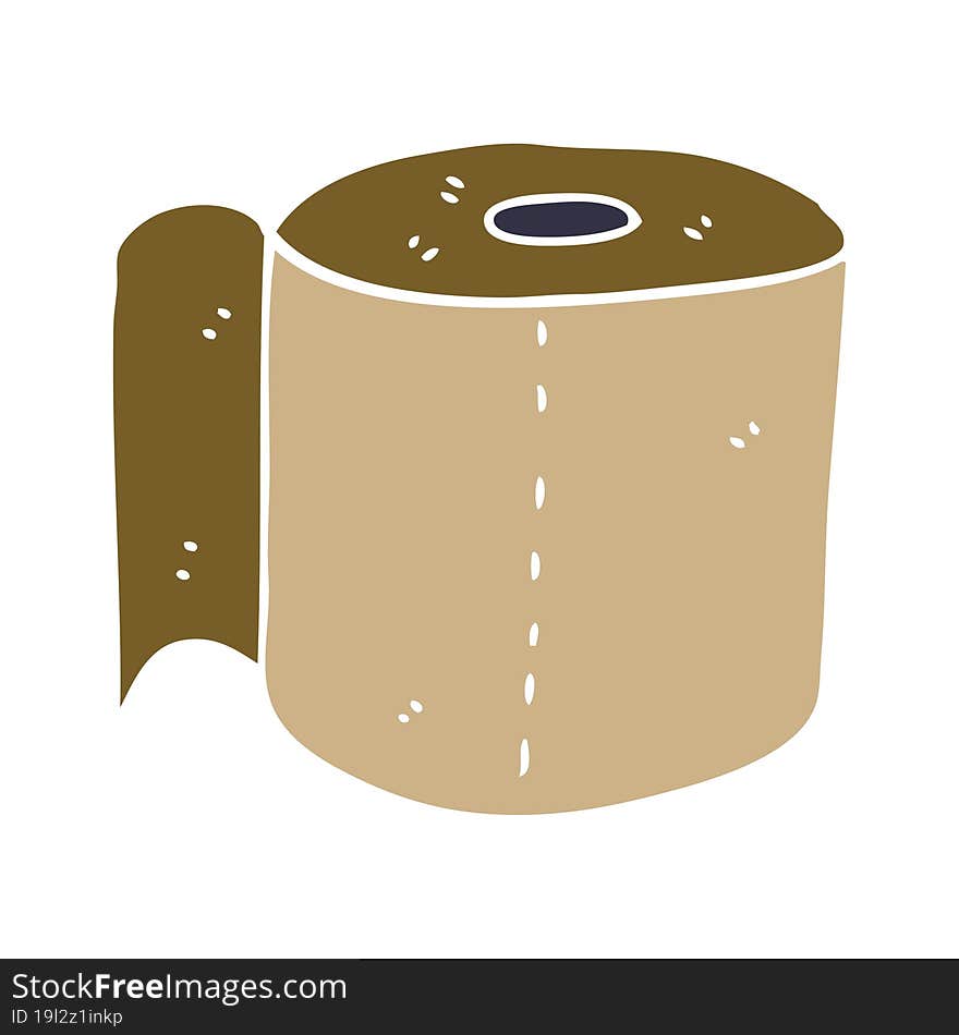 Cartoon Doodle Toilet Roll